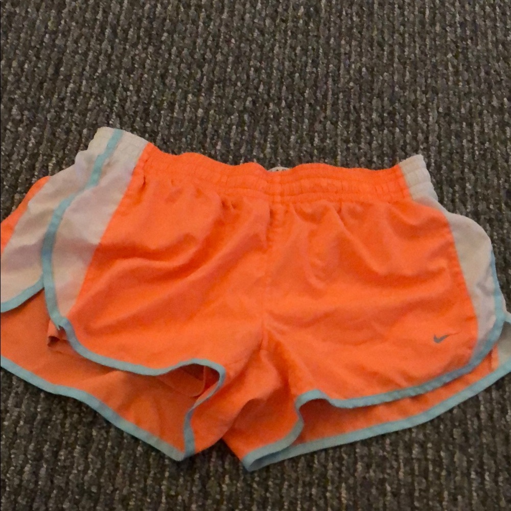 Women's Nike Orange Athletic Shorts